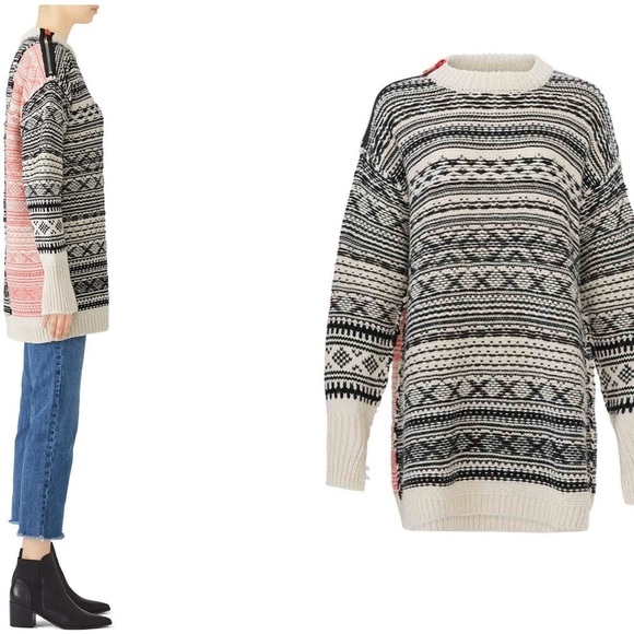 Nude
Fair Isle Oversize Sweater size Eruo 42 or US Large - Picture 2 of 10